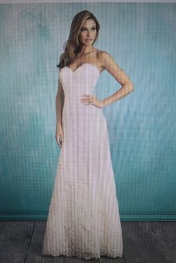 Allure Bridal Gown. Style 9309 Lace A-Line Bridal Gown